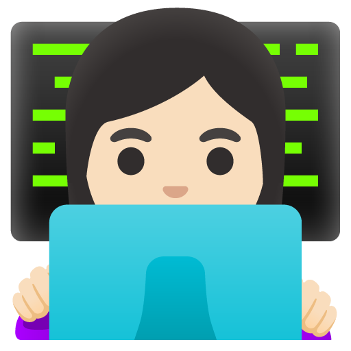 Woman Technologist: Light Skin Tone, the previous design
