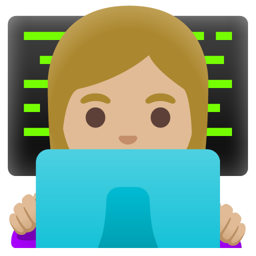 Woman Technologist: Medium-Light Skin Tone, the previous design