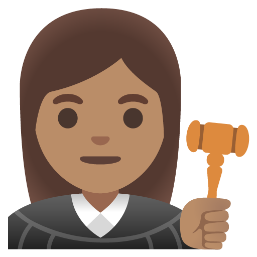 Woman Judge: Medium Skin Tone, the previous design