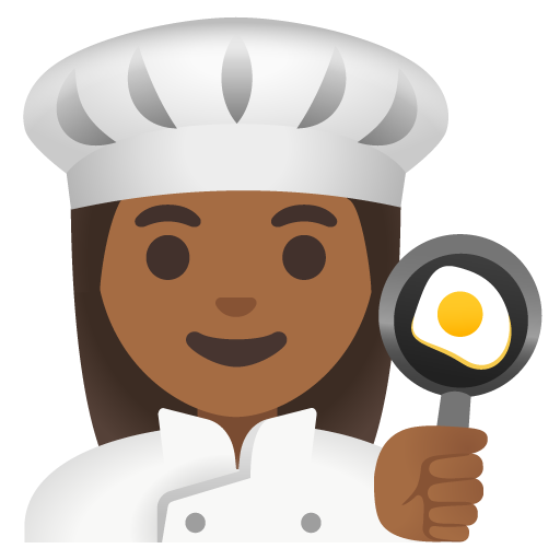 Woman Cook: Medium-Dark Skin Tone, the previous design
