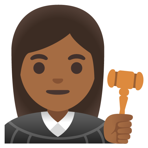 Woman Judge: Medium-Dark Skin Tone, the previous design