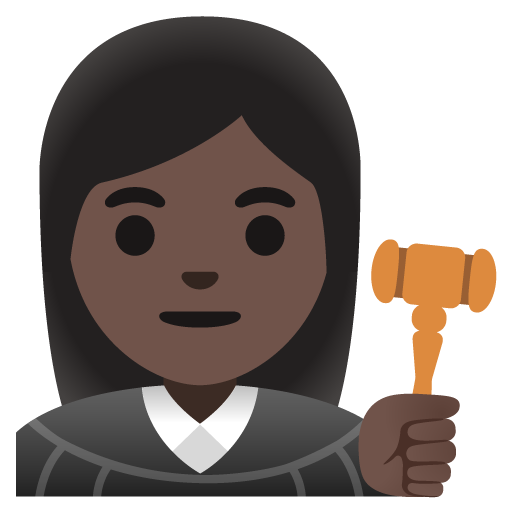 Woman Judge: Dark Skin Tone, the previous design