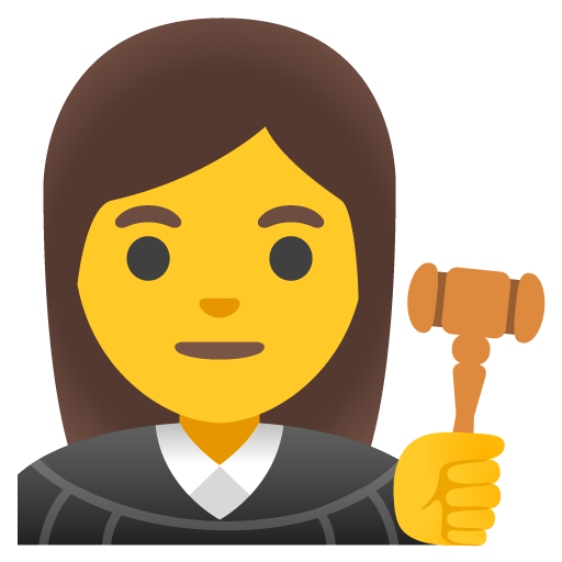 Woman Judge, the previous design