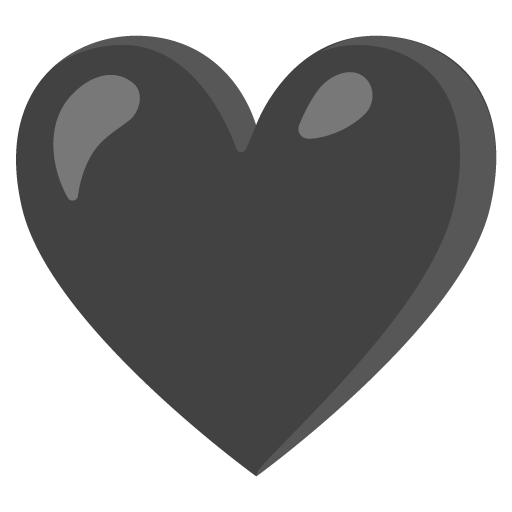 Black Heart as drawn by Google in 16.0