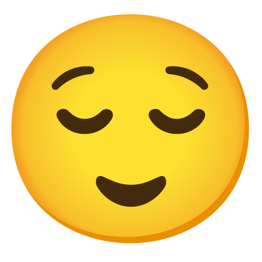 Relieved Face, the design in this release