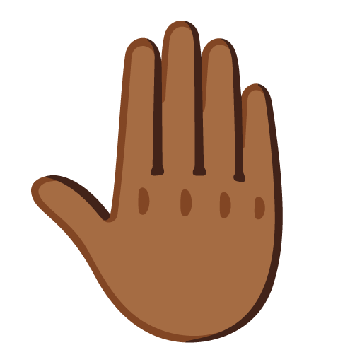 Raised Back of Hand: Medium-Dark Skin Tone, the design in this release