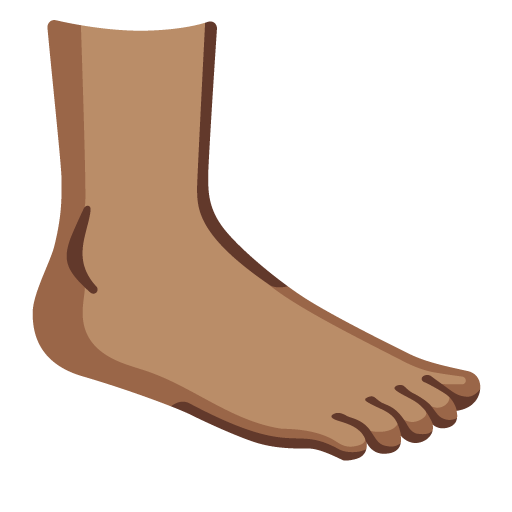 Foot: Medium Skin Tone, the previous design