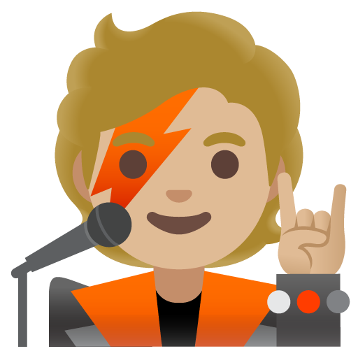 Singer: Medium-Light Skin Tone, the previous design