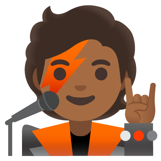 Singer: Medium-Dark Skin Tone, the previous design