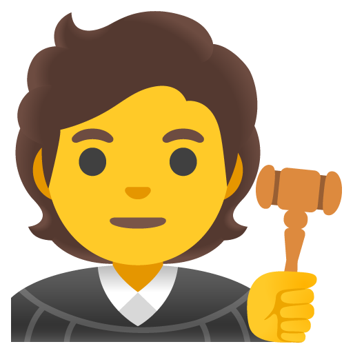 Judge as drawn by Google in 16.0