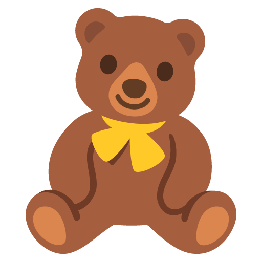 Teddy Bear as drawn by Google in 16.0