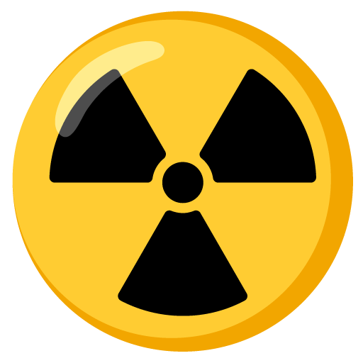 Radioactive as drawn by Google in 16.0
