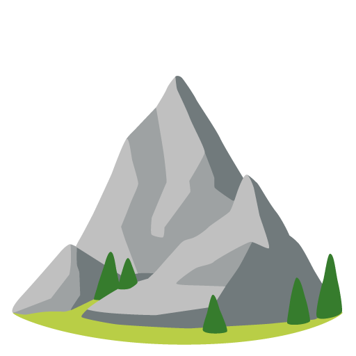 Mountain as drawn by Google in 16.0