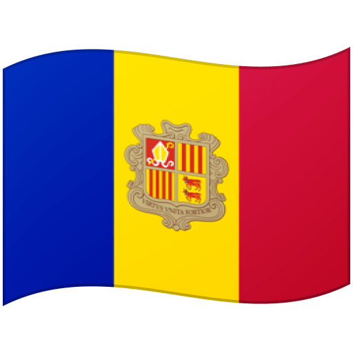 flag: Andorra as rendered by Google