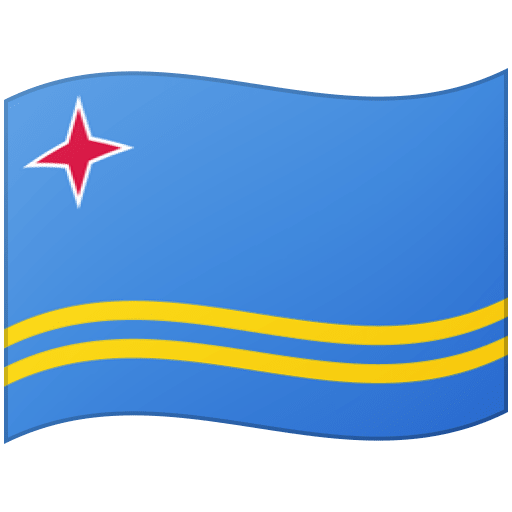 Flag: Aruba as drawn by Google in 17.0