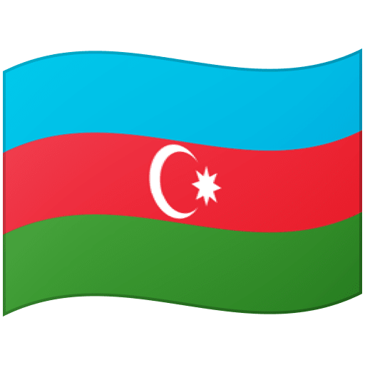 flag: Azerbaijan as rendered by Google