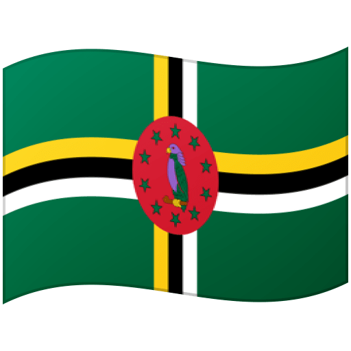flag: Dominica as rendered by Google