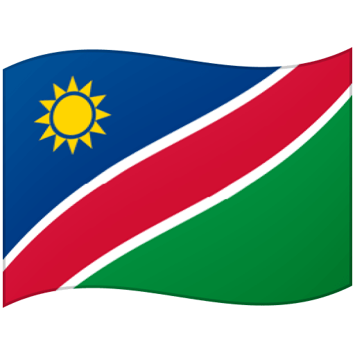 flag: Namibia as rendered by Google