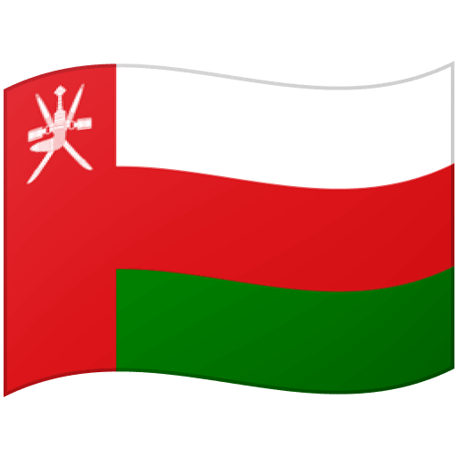 Flag: Oman as drawn by Google in 17.0