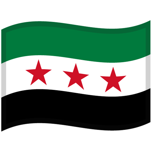 Flag: Syria as drawn by Google in 17.0