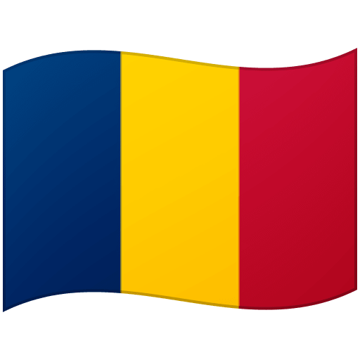 Flag: Chad as drawn by Google in 17.0