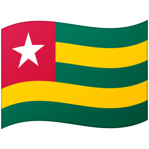 flag: Togo as rendered by Google