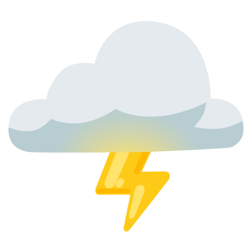 雷雲 as drawn by Google in 17.0