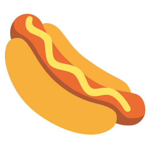 hot dog as rendered by Google