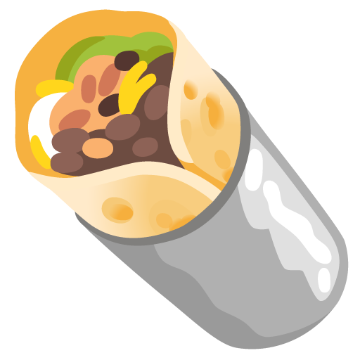 burrito as rendered by Google
