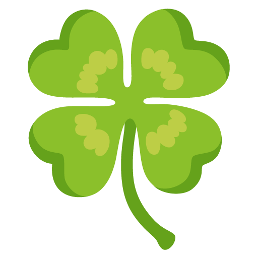 Four Leaf Clover as drawn by Google in 17.0