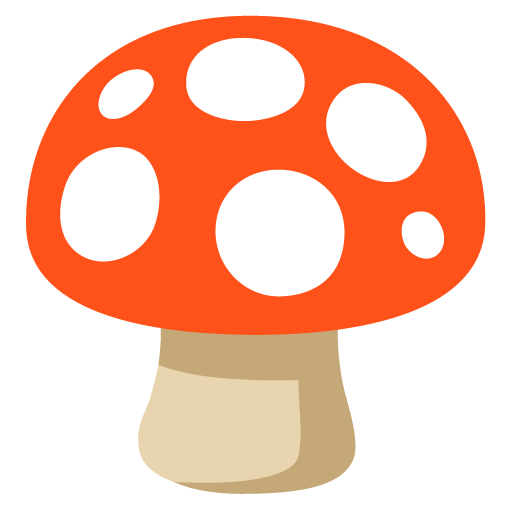 Mushroom as drawn by Google in 17.0