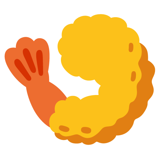 fried shrimp as rendered by Google