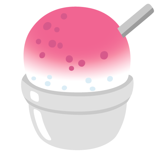 shaved ice as rendered by Google