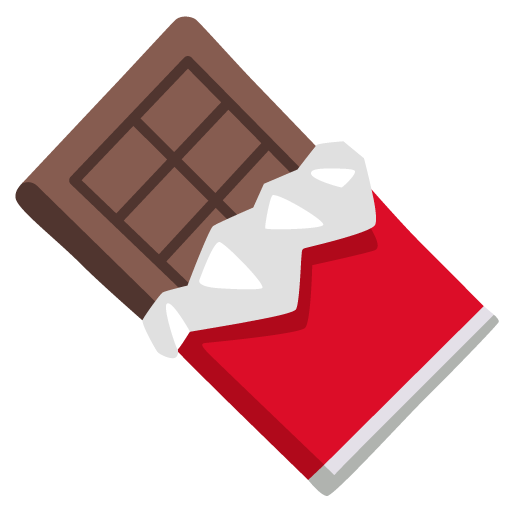 chocolate bar as rendered by Google