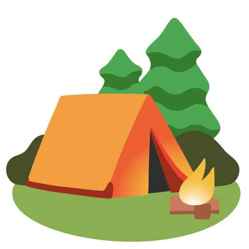 Camping as drawn by Google in 17.0
