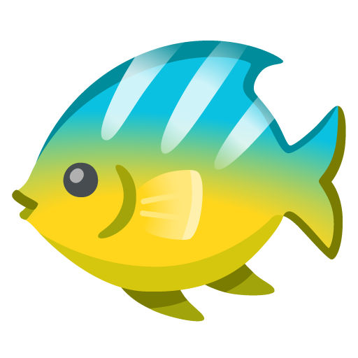 Tropical Fish as drawn by Google in 17.0
