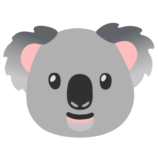 Koala as drawn by Google in 17.0