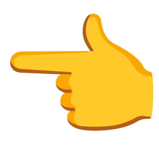 nach links weisender Zeigefinger as rendered by Google