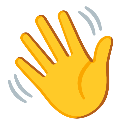 تلويح باليد as drawn by Google in 17.0