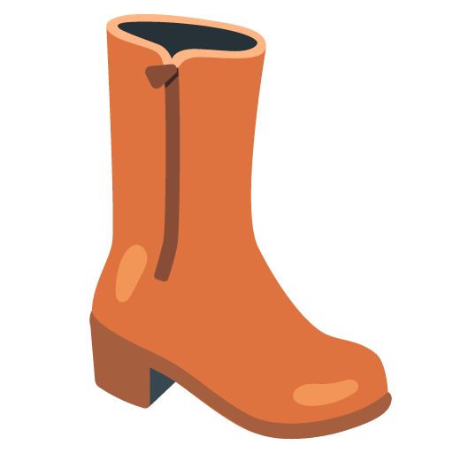 Woman’s Boot as drawn by Google in 17.0