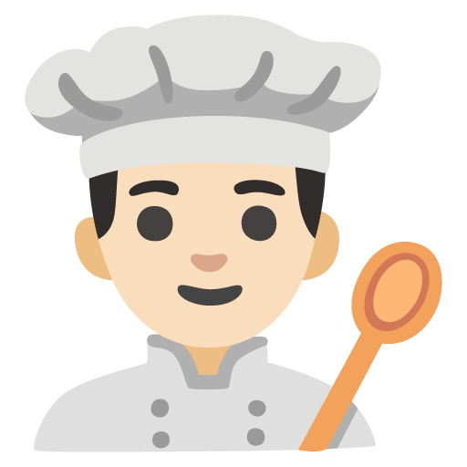 Man Cook: Light Skin Tone, the design in this release