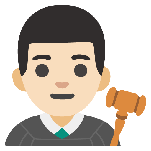 Man Judge: Light Skin Tone, the design in this release