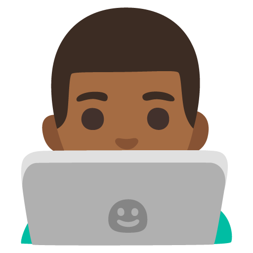 Man Technologist: Medium-Dark Skin Tone, the design in this release
