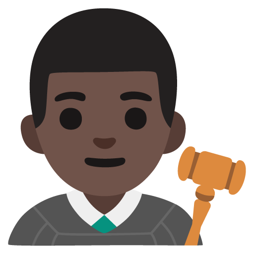 Man Judge: Dark Skin Tone, the design in this release