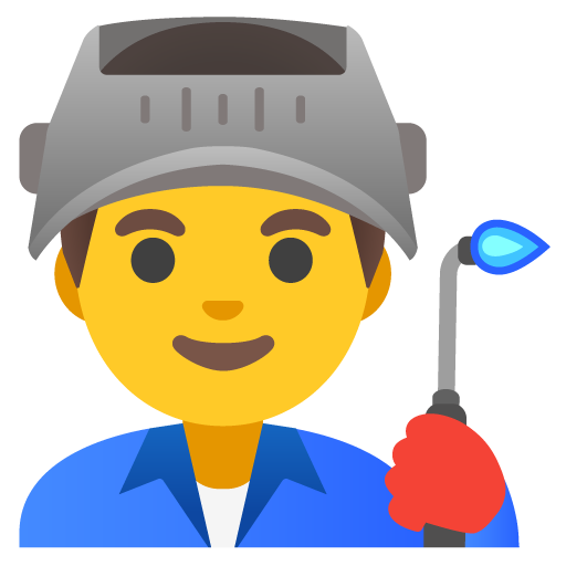 man factory worker as rendered by Google