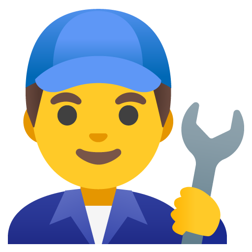 man mechanic as rendered by Google