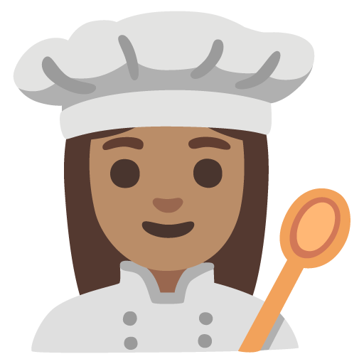 Woman Cook: Medium Skin Tone, the design in this release