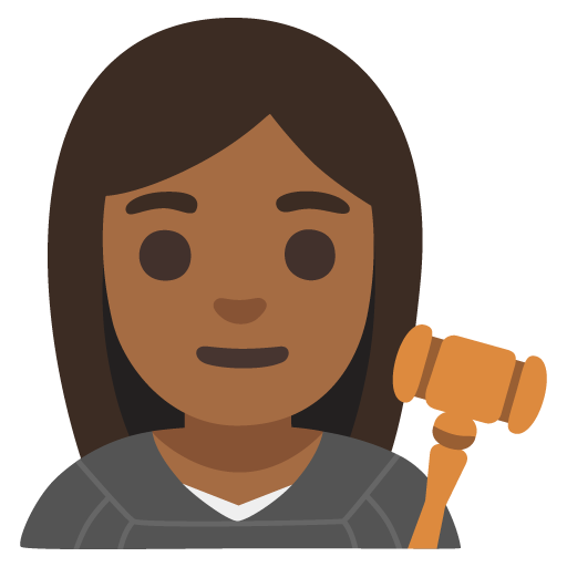 Woman Judge: Medium-Dark Skin Tone, the design in this release