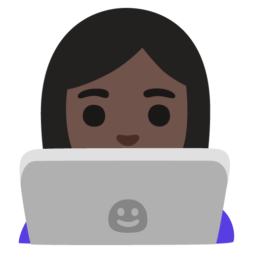 Woman Technologist: Dark Skin Tone, the design in this release