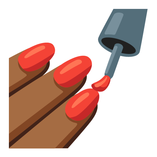 Nail Polish: Medium-Dark Skin Tone, the design in this release